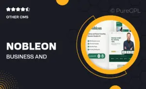 Nobleon – Business and Finance Consulting Elementor Template Kit
