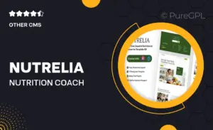 Nutrelia – Nutrition Coach & Nutritionist Elementor Template Kit