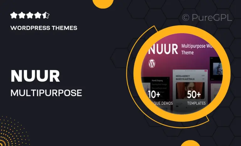 nuur multipurpose wordpress theme