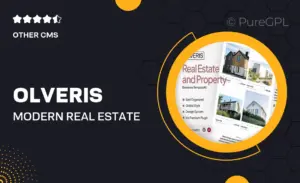 Olveris – Modern Real Estate and Property Elementor Template Kit