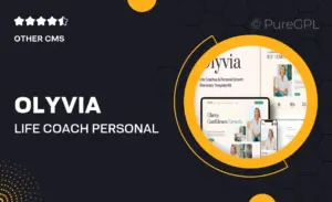 Olyvia – Life Coach & Personal Growth Elementor Pro Template Kit