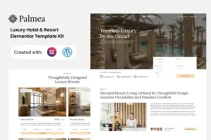 Palmea – Luxury Hotel & Resort Elementor Template Kit