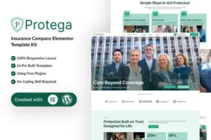 Protega – Insurance Company Elementor Template Kit