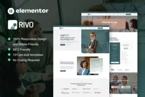 Rivo – Life Coach and Consulting Elementor Template Kit