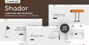 Shador – Furniture Multipurpose Shopify 2.0 Theme