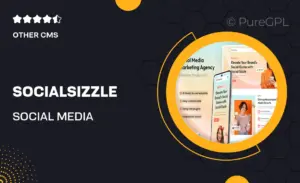 Socialsizzle – Social Media Marketing Agency Elementor Template Kit