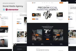 Sopint – Social Madia Agency Elementor Template Kit