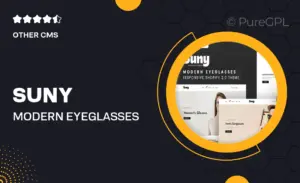 Suny – Modern EyeGlasses Responsive Shopify 2.0 Theme