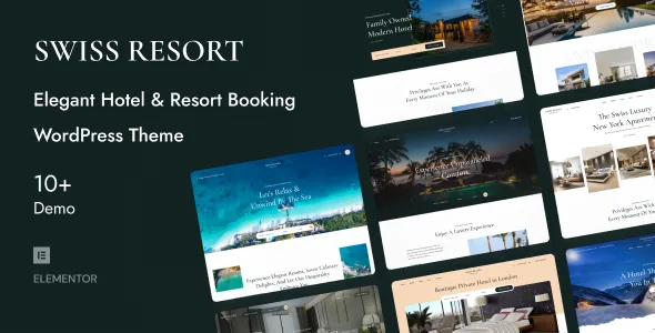 swissresort resort hotel booking wordpress theme 1