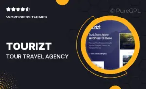 Tourizt – Tour & Travel Agency Gutenverse FSE WordPress Block Theme