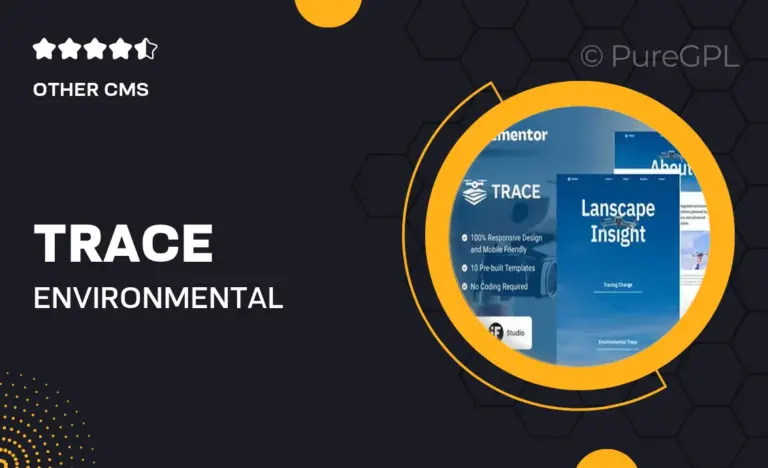 trace environmental change documentation drone elementor template kit