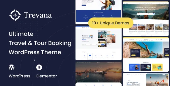 trevana travel tour booking wordpress theme 1