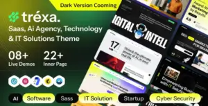 Trexa- Saas, Ai Agency, Technology & IT Solutions WordPress Theme
