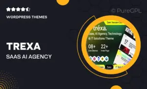 Trexa- Saas, Ai Agency, Technology & IT Solutions WordPress Theme