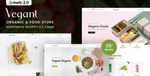 Vegant – Organic & Food Store Shopify 2.0 Theme