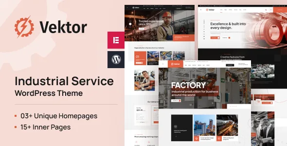 Vektor – Industrial Service WordPress Theme