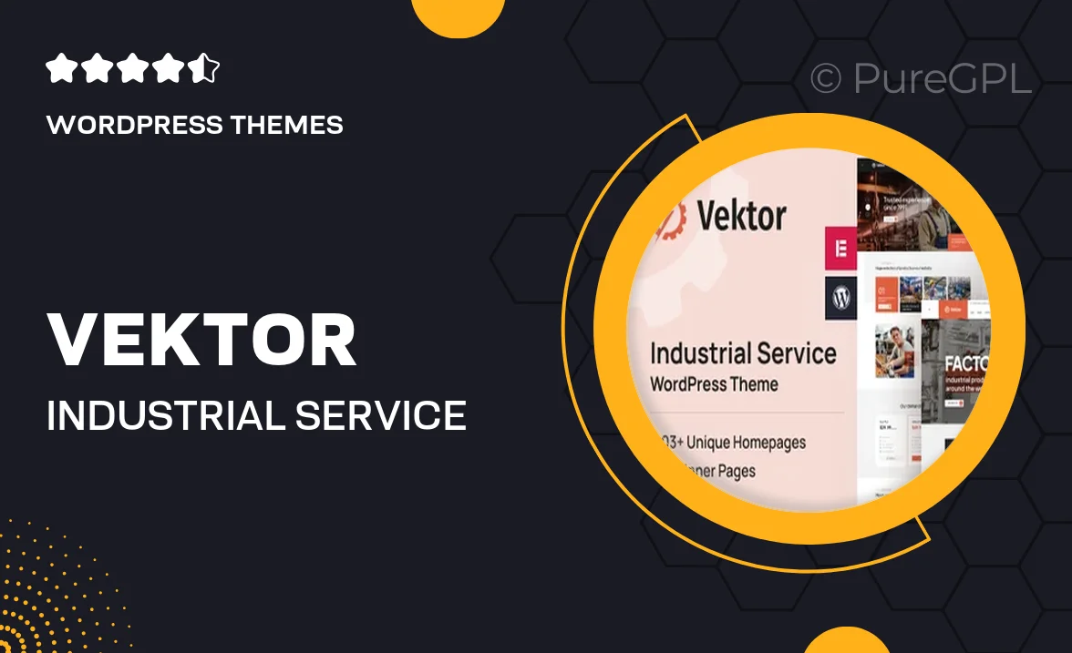 Vektor – Industrial Service WordPress Theme