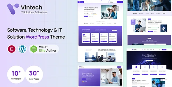 Vintech – Technology & IT Solutions WordPress Theme