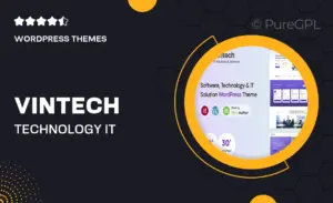 Vintech – Technology & IT Solutions WordPress Theme