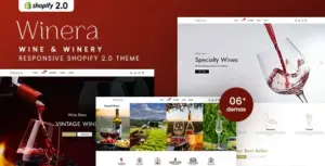 Winera – Wine & Winery Responsive Shopify 2.0 Theme