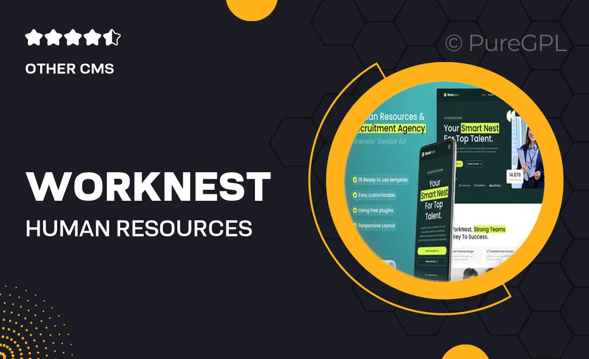 Worknest – Human Resources & Recruitment Agency Elementor Template Kit