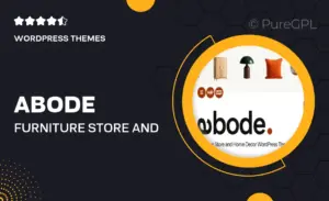 Abode – Furniture Store and Home Decor WordPress Theme