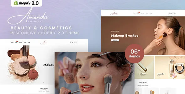 amenda beauty cosmetics responsive shopify 20 theme