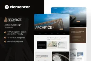 Archryze – Architecture Design Elementor Template Kit