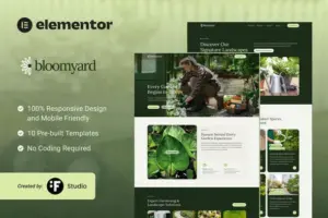 Bloomyard – Gardening & Landscaping Elementor Template Kit