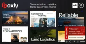 Boxly – Transportation, Logistics, Cargo WordPress Theme