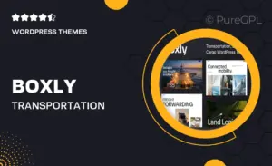 Boxly – Transportation, Logistics, Cargo WordPress Theme
