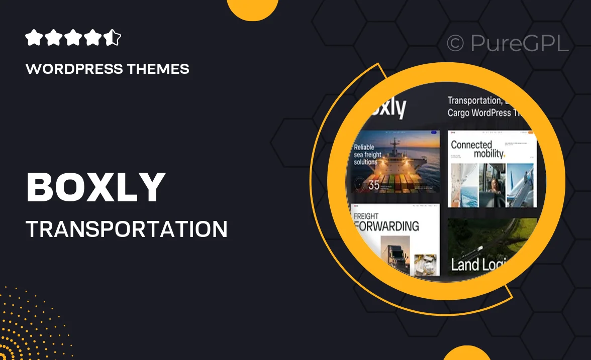 Boxly – Transportation, Logistics, Cargo WordPress Theme