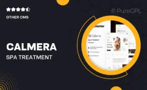 Calmera – SPA & Treatment Elementor Template Kit