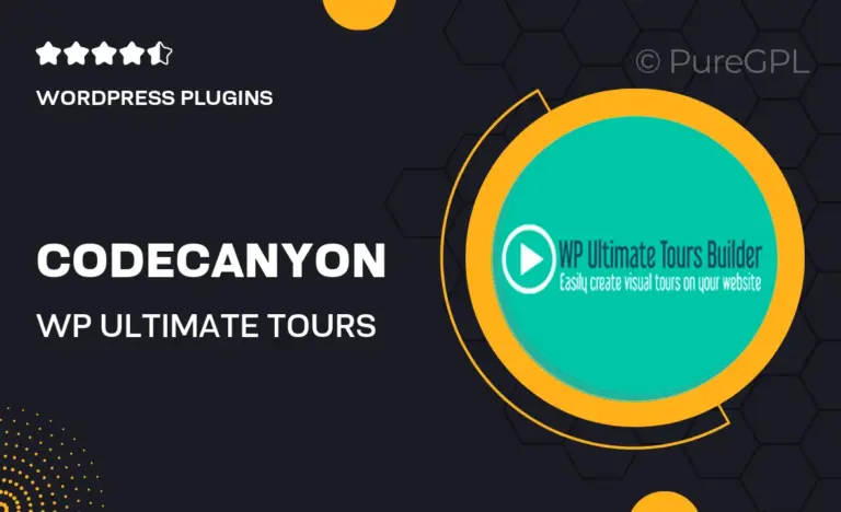 codecanyon wp ultimate tours builder