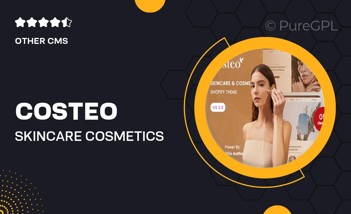Costeo – Skincare & Cosmetics Shopify 2.0 Theme