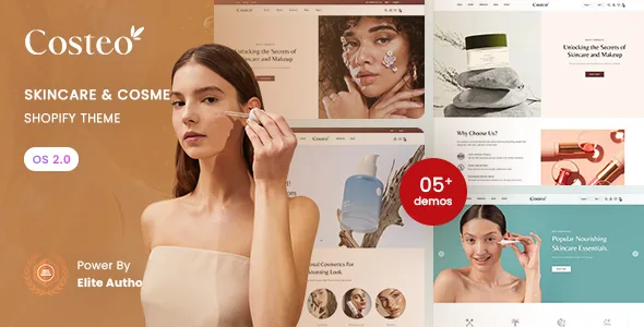 costeo skincare cosmetics shopify 20 theme