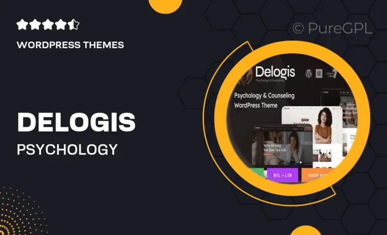 delogis psychology counseling wordpress theme