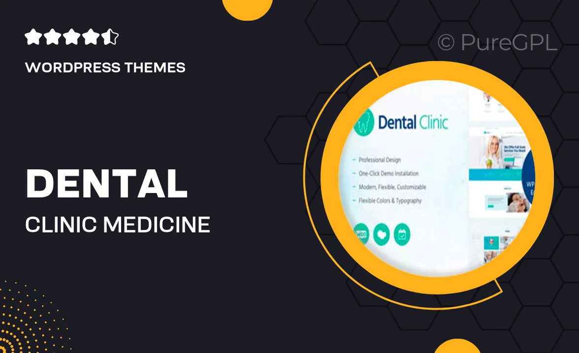 Dental Clinic, Medicine & Healthcare Doctor WordPress Theme