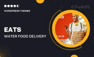 Eats – Water & Food Delivery WordPress Theme