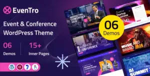 EvenTro – Event & Conference WordPress Theme