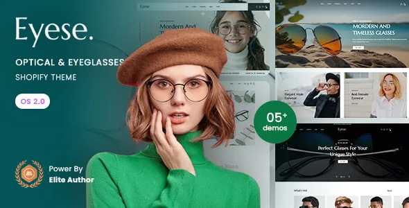 eyese optical eyeglasses shopify 20 theme