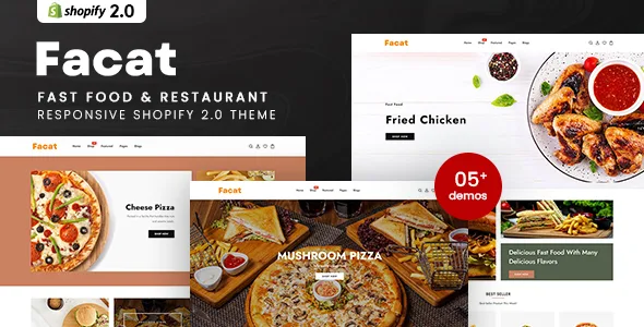 facat fast food restaurant shopify 20 theme