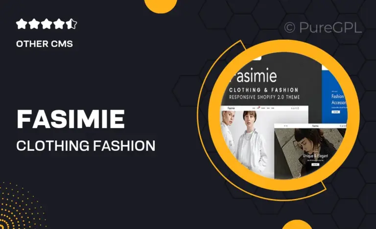 fasimie clothing fashion responsive shopify 2 0 theme