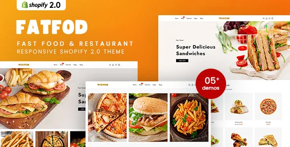 fatfod fast food restaurant shopify 20 theme