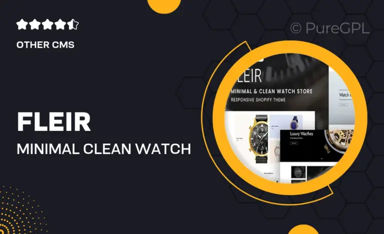 fleir minimal clean watch store shopify 2 0 theme