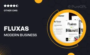 Fluxas – Modern Business & Agency Elementor Template Kit