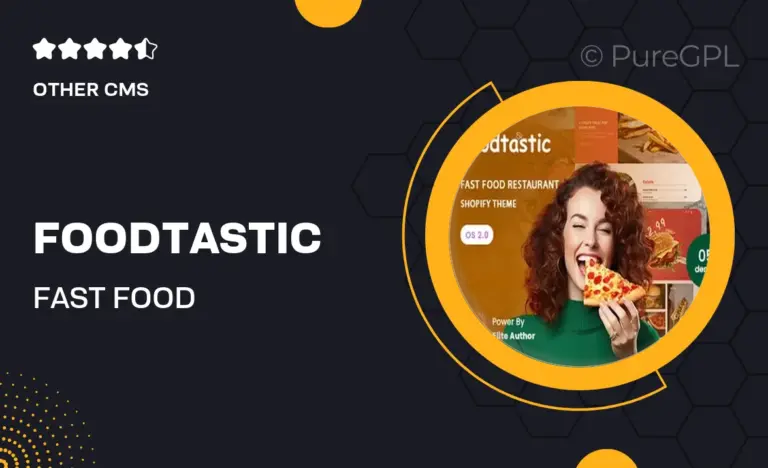 foodtastic fast food restaurant shopify 2 0 theme