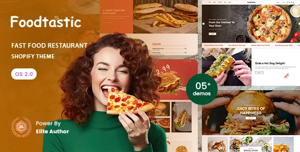 foodtastic fast food restaurant shopify 20 theme