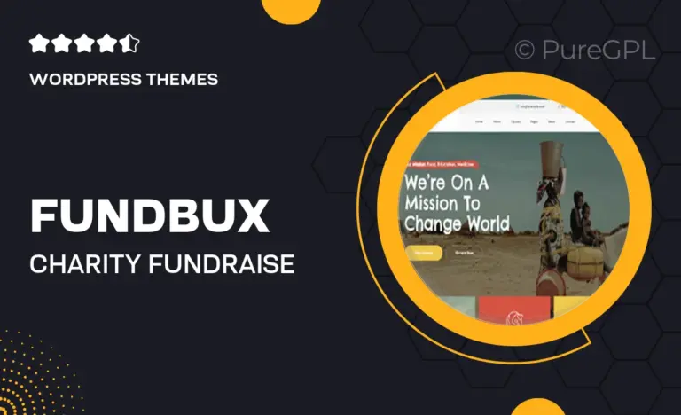 fundbux charity fundraise wordpress theme