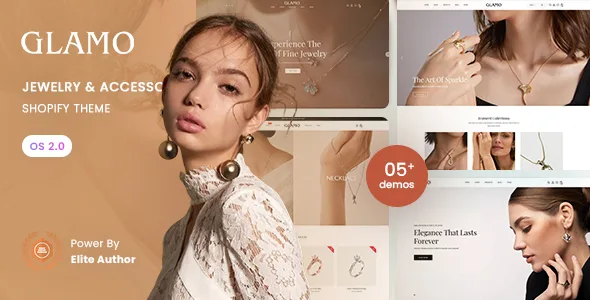 glamo jewelry accessories responsive shopify 20 theme